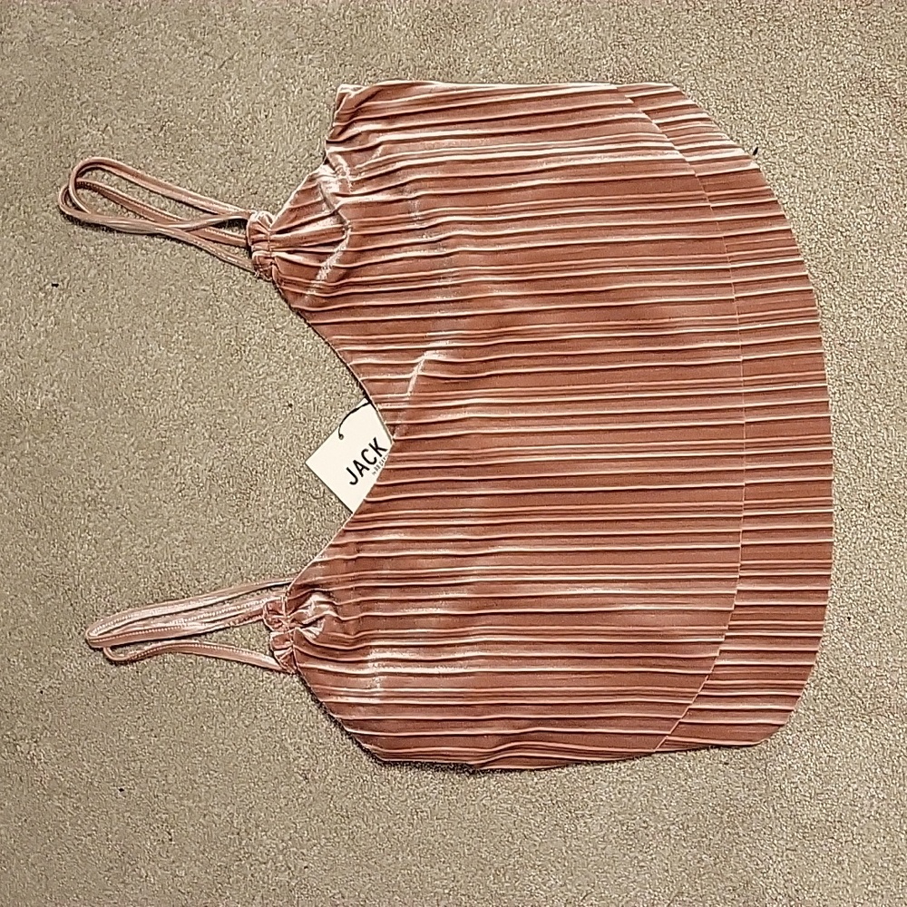 NWT Jack by BB Dakota Rouge pink velvet cami / Medium